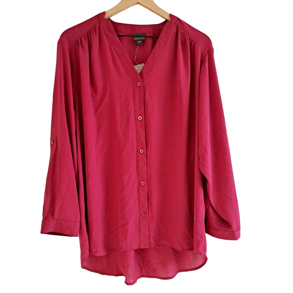 Covington Lightweight Button Up Top - Picture 4 of 7